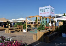 Impressie van de Voltz Horticultural stand op Florensis.